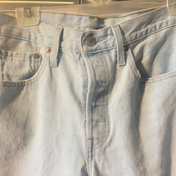 Levi’s Ladies 501 S Skinny denim Jeans button fly size 28x32 - Picture 2 of 10